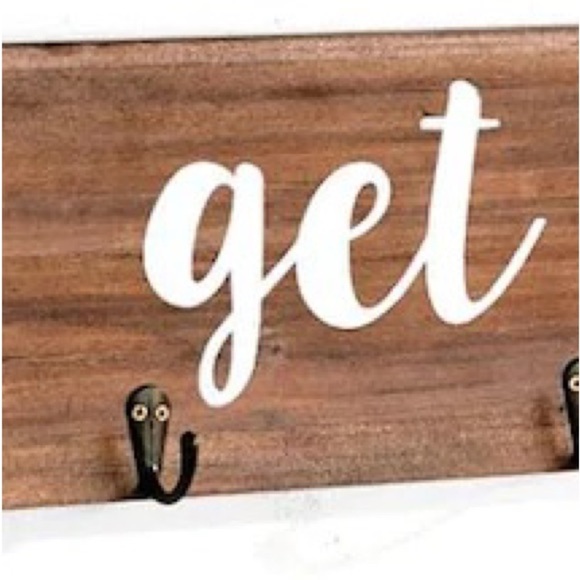 NIB Get Naked Wall Mount 4 Hooks for Holding Robes, Towels, or Whatever Sign - Picture 2 of 3